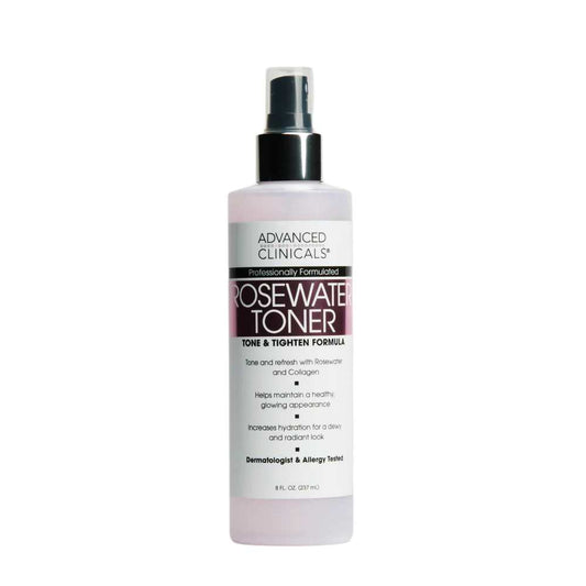 Advanced Clinicals Rosewater Face Toner 237ml