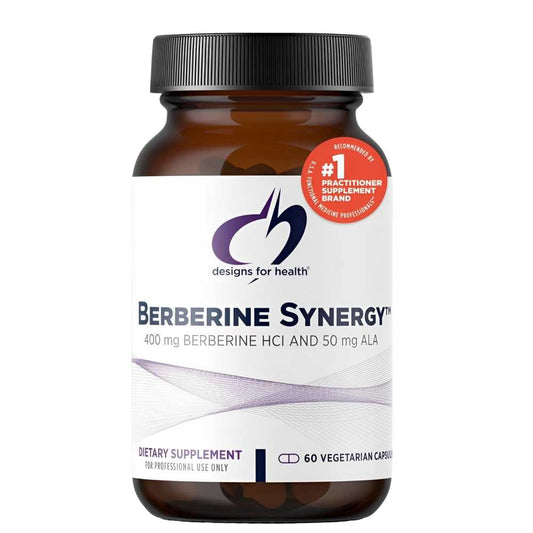 Designs for Health Berberine Synergy – 400mg Berberine H Cl & 50mg Ala – 60 Capsules