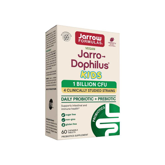 Jarrow Formulas Jarro-Dophilus® Kids Natural Raspberry 60 Tabs