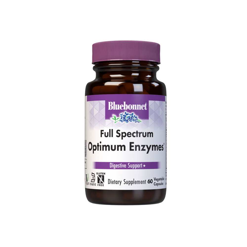 Bluebonnet Nutrition Full Spectrum Optimum Enzymes Digestive Enzyme 60 Caps