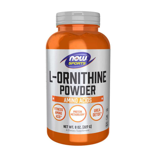 Now Sports L-Ornithine Powder – Nitric Oxide & Recovery Support – 227g