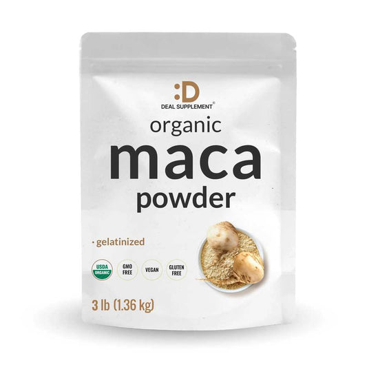 Deal Supplement Organic Peruvian Maca Root Powder, 3lbs