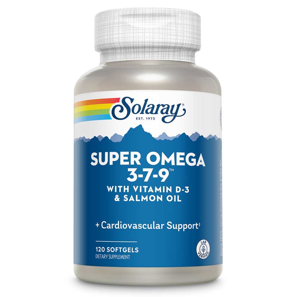 Solaray Super Omega 3-7-9 120 Softgels