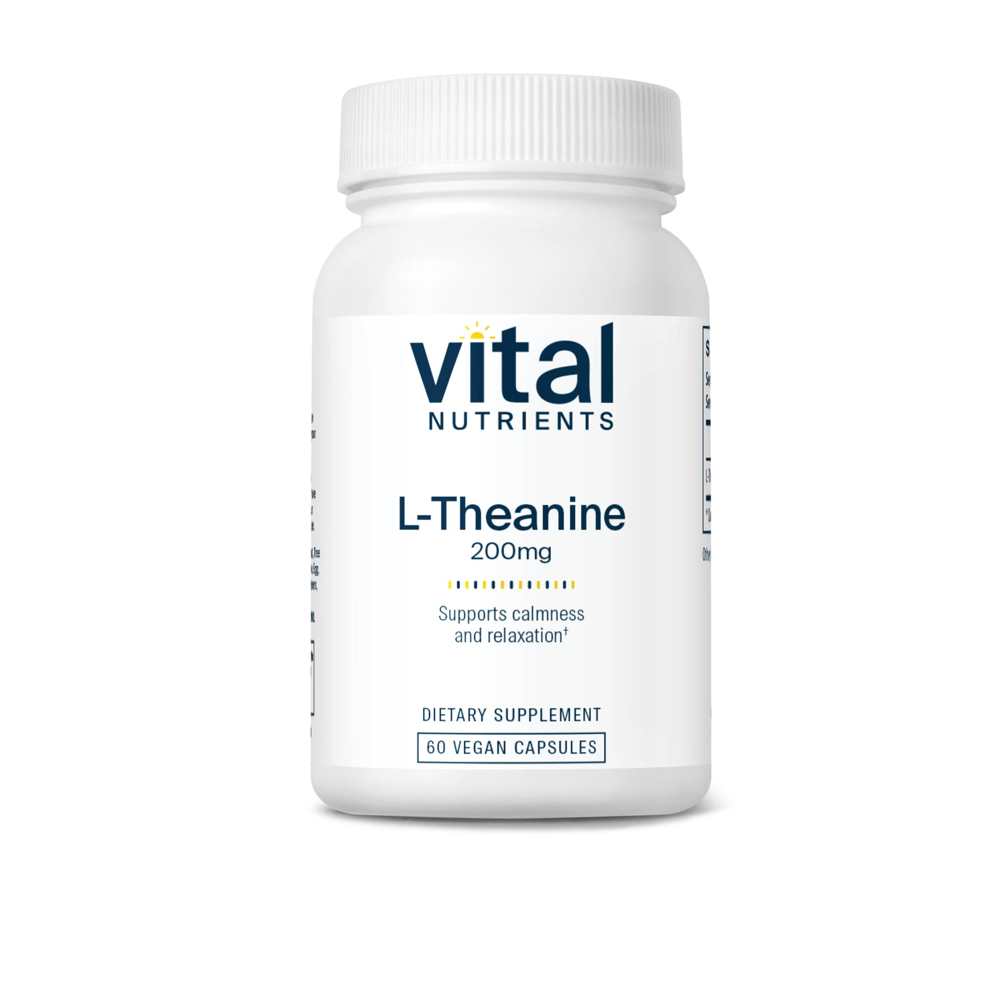 Vital Nutrients L-Theanine 200 Mg 60 Caps