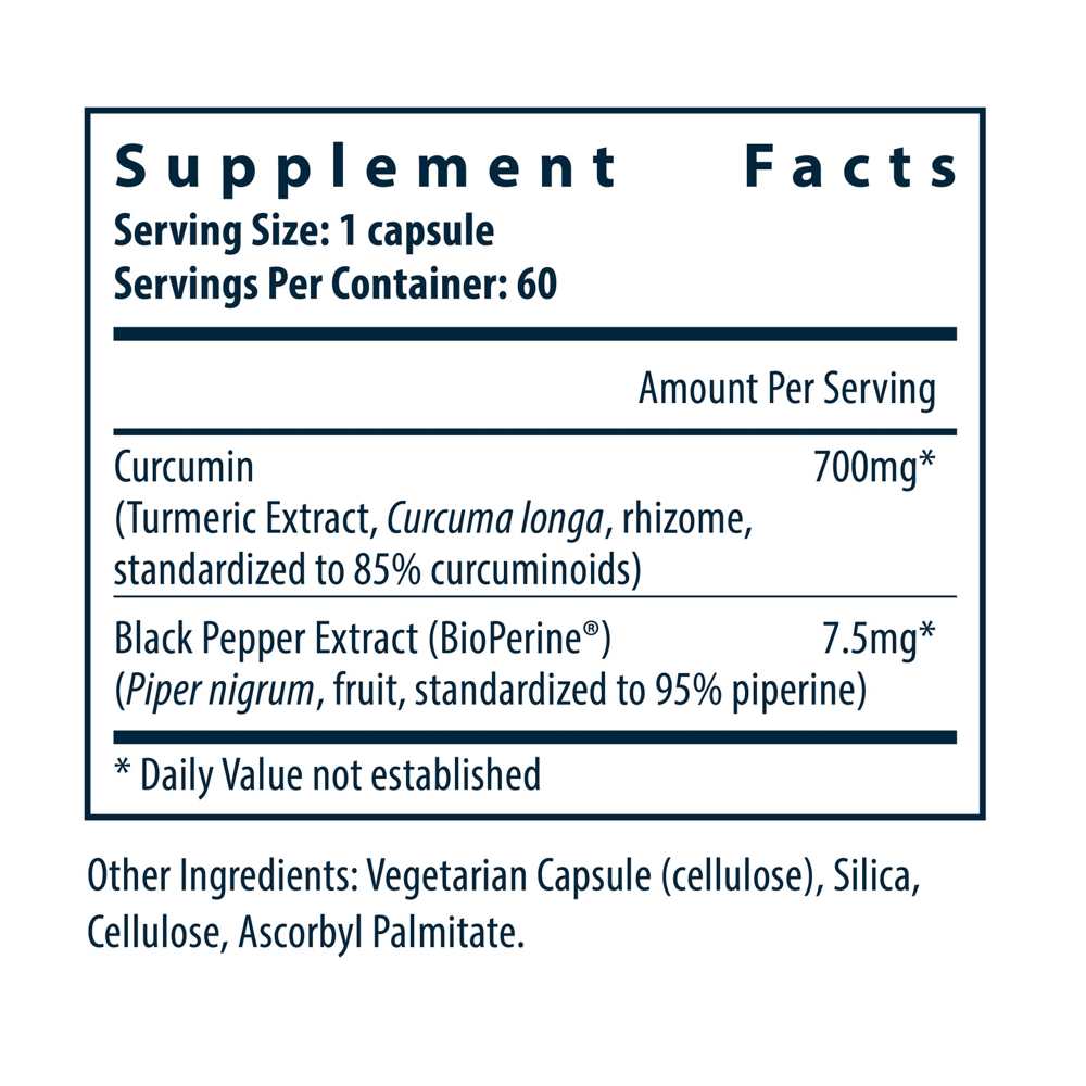 Vital Nutrients Curcumin Extract 60 Caps