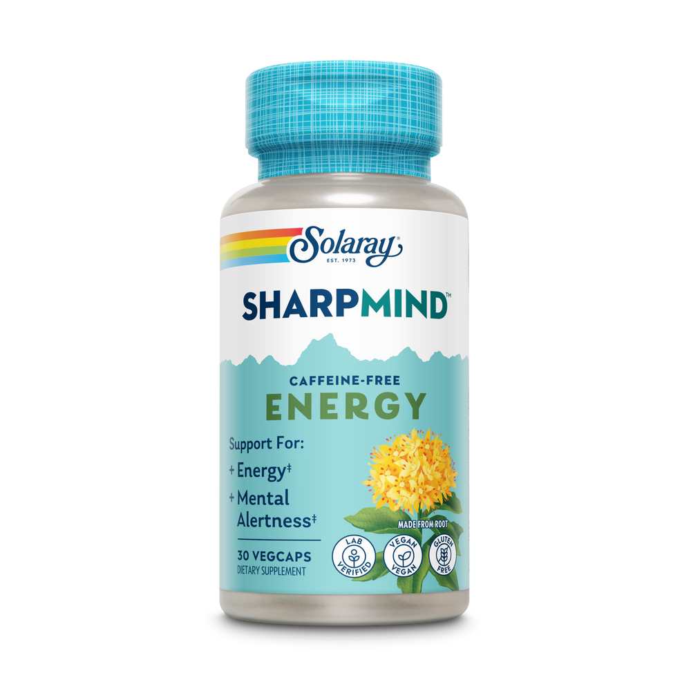 Solaray Sharp Mind Nootropics Energy 30 Caps
