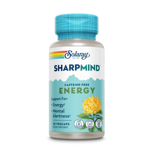 Solaray Sharp Mind Nootropics Energy 30 Caps