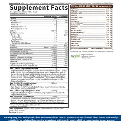 Garden of Life Raw Organic Fit Protein Powder - Chocolate 455g