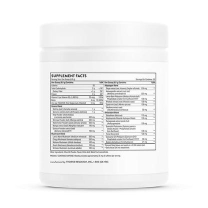 Thorne Daily Greens Plus – Comprehensive Greens & Superfoods Blend