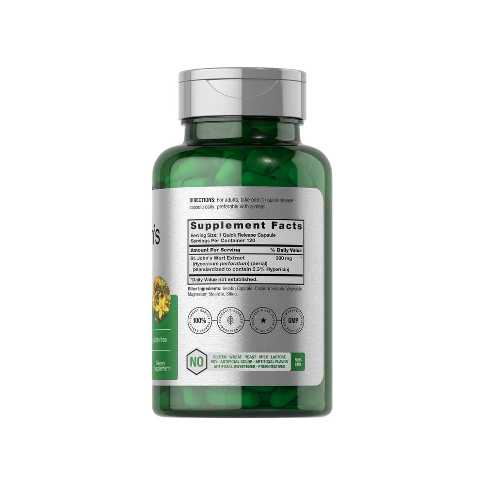 Horbäach St John's Wort 300mg | 120 Capsules