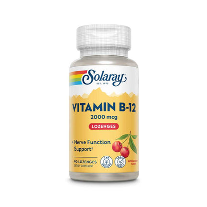 Solaray Vitamin B-12 2000mcg 90 Lozenges
