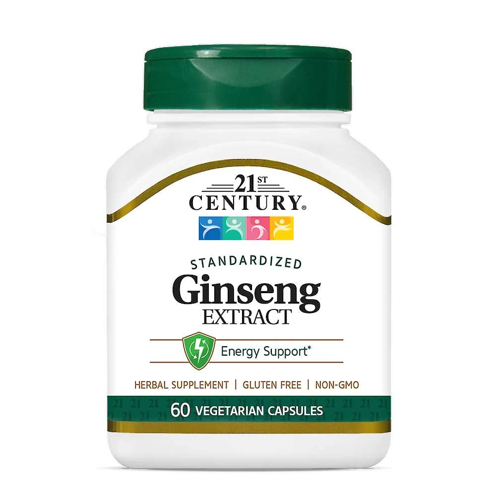 21st Century Ginseng Extract Standardized 60 Caps