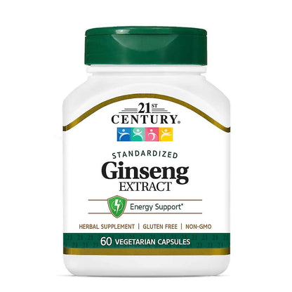 21st Century Ginseng Extract Standardized 60 Caps