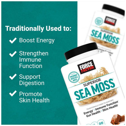 Force Factor Superior Sea Moss – 60 Soft Chews