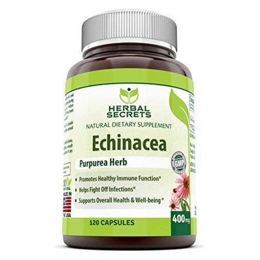 Herbal Secrets Echinacea 400 Mg 120 Capsules