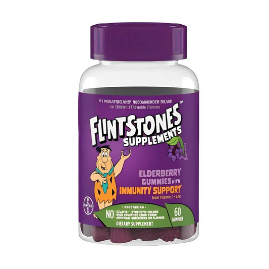 Flintstones Elderberry Gummies – Immune Support Supplement, 60 Gummies