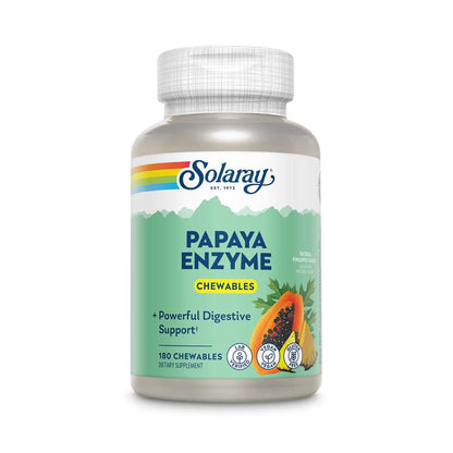 Solaray Papaya Enzyme 180 chewables