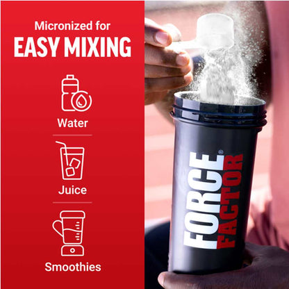 Force Factor Creatine Monohydrate Powder – 300g (60 Servings)