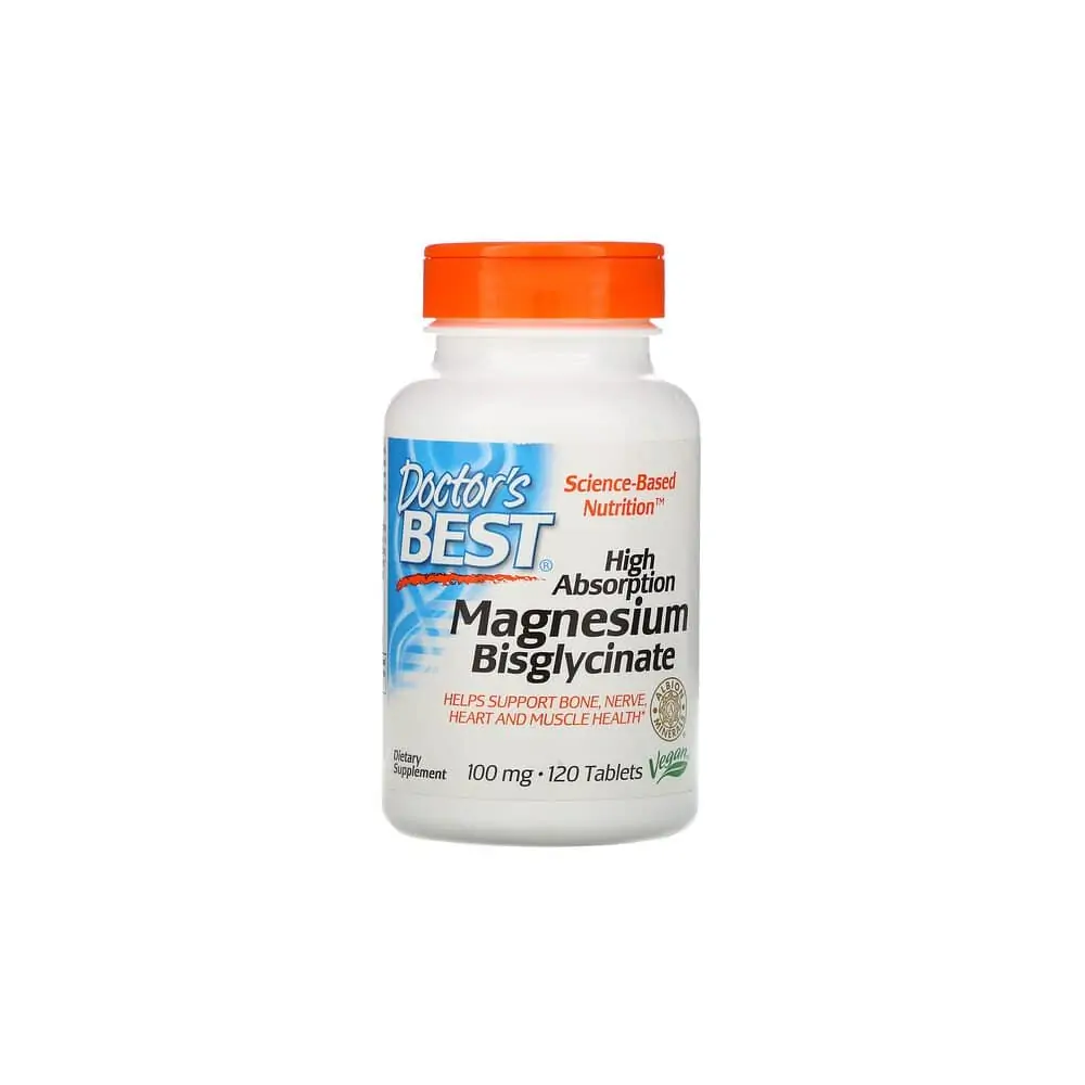 Doctor's Best High Absorption Magnesium Bisglycinate 100Mg