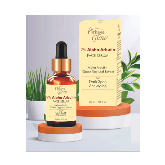 Arkaya Glow 2% Alpha Arbutin + Green Tea Leaf Extract Face Serum