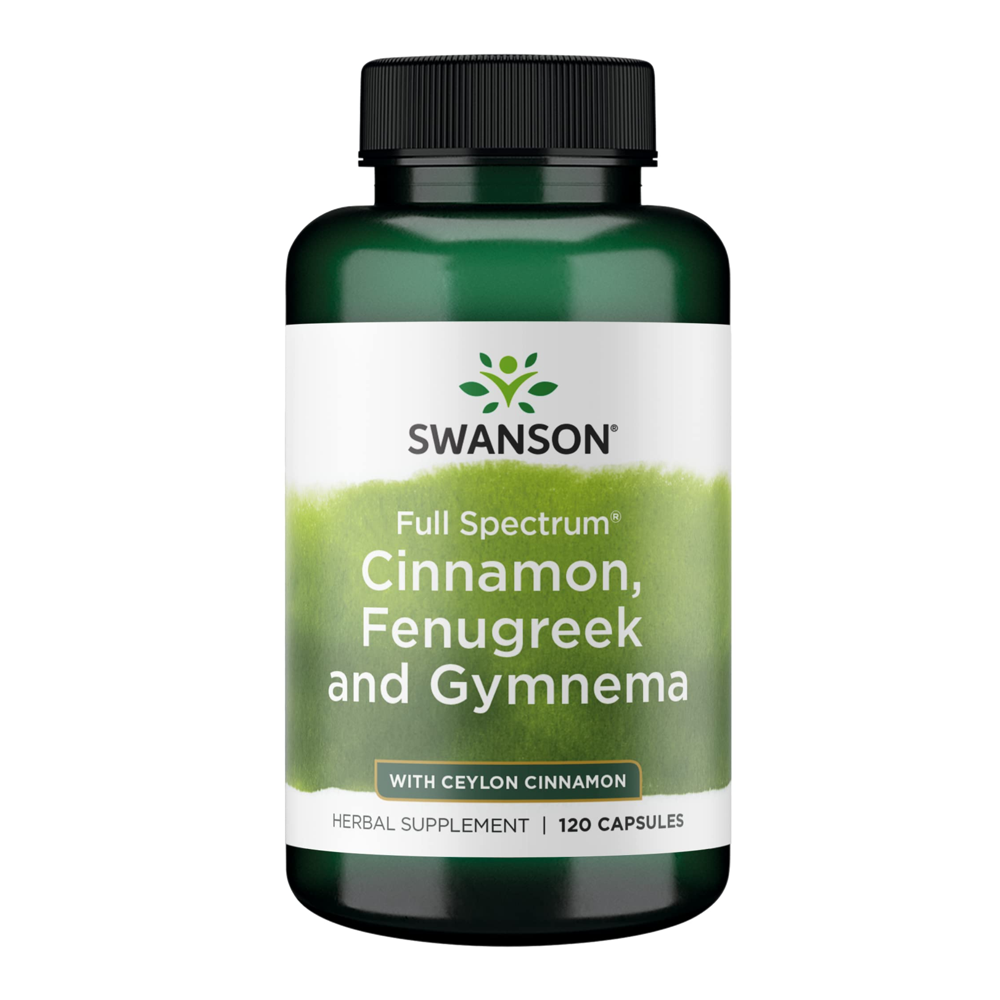 Swanson's Full Spectrum Cinnamon, Fenugreek & Gymnema Capsules