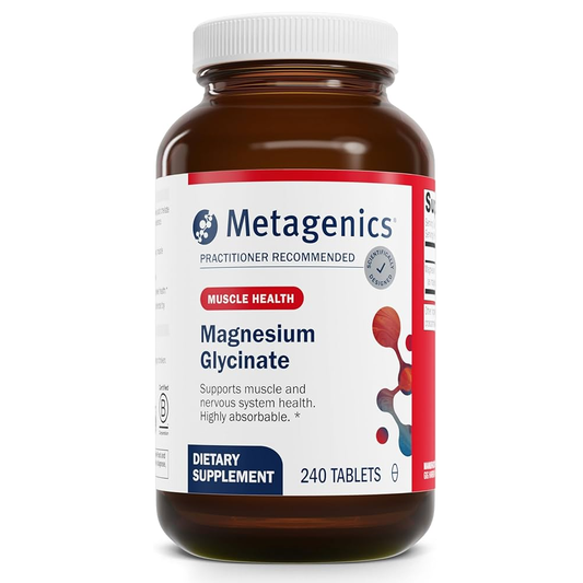 Metagenics Magnesium Glycinate  240 Count - Supports Muscles and Nervous System