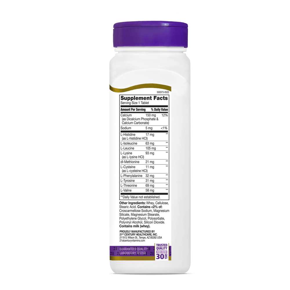 21st Century Daily Amino Acid 120 Tabs