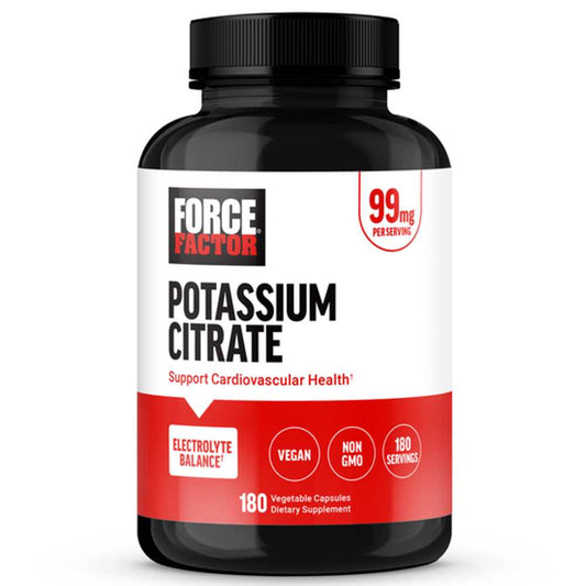 Force Factor Potassium Citrate – 180 Capsules