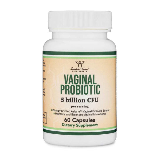 Double Wood Vaginal Probiotic – Clinically Studied Astarte™ Strains | 5 Billion Cfu | 60 Capsules