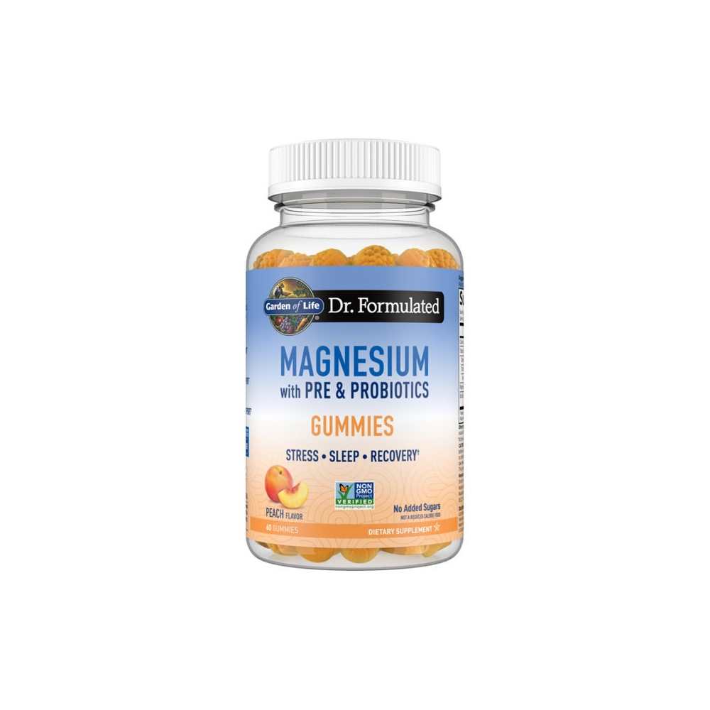 Garden of Life Dr. Formulated Magnesium 60 Gummies - Peach