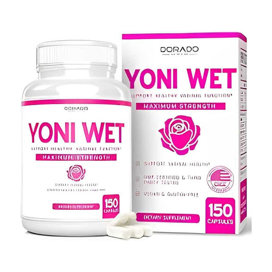 Yoni Wet Dorado – Female Lubrication Support Supplement, 150 Capsules