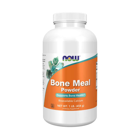 Now Foods Bone Meal Powder – Bioavailable Calcium for Bone Health | 1 Lb (454g)