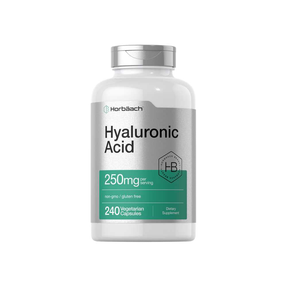 Horbäach Hyaluronic Acid 250mg per Serving | 240 Capsules