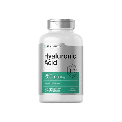 Horbäach Hyaluronic Acid 250mg per Serving | 240 Capsules