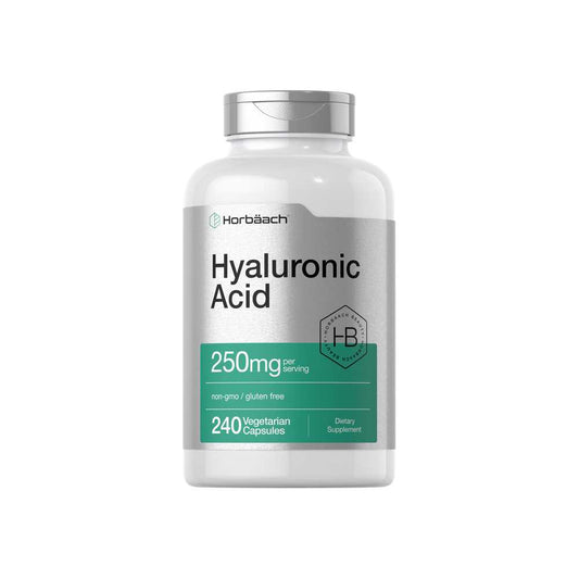 Horbäach Hyaluronic Acid 250mg per Serving | 240 Capsules