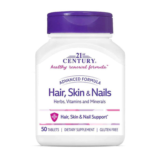 21st Century Hair, Skin & Nails - Advanced Formula 50 Tabs