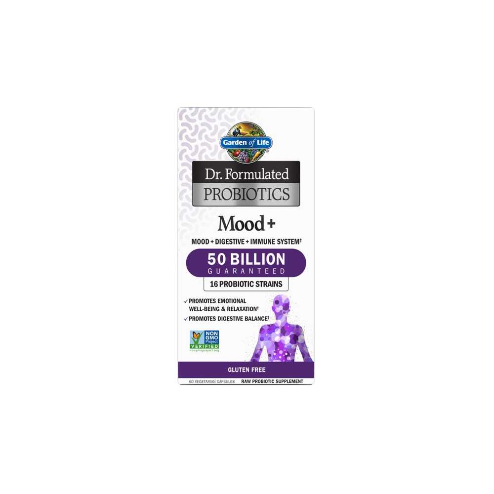 Garden of Life Dr. Formulated Probiotics Mood+ Cooler 60 Capsules