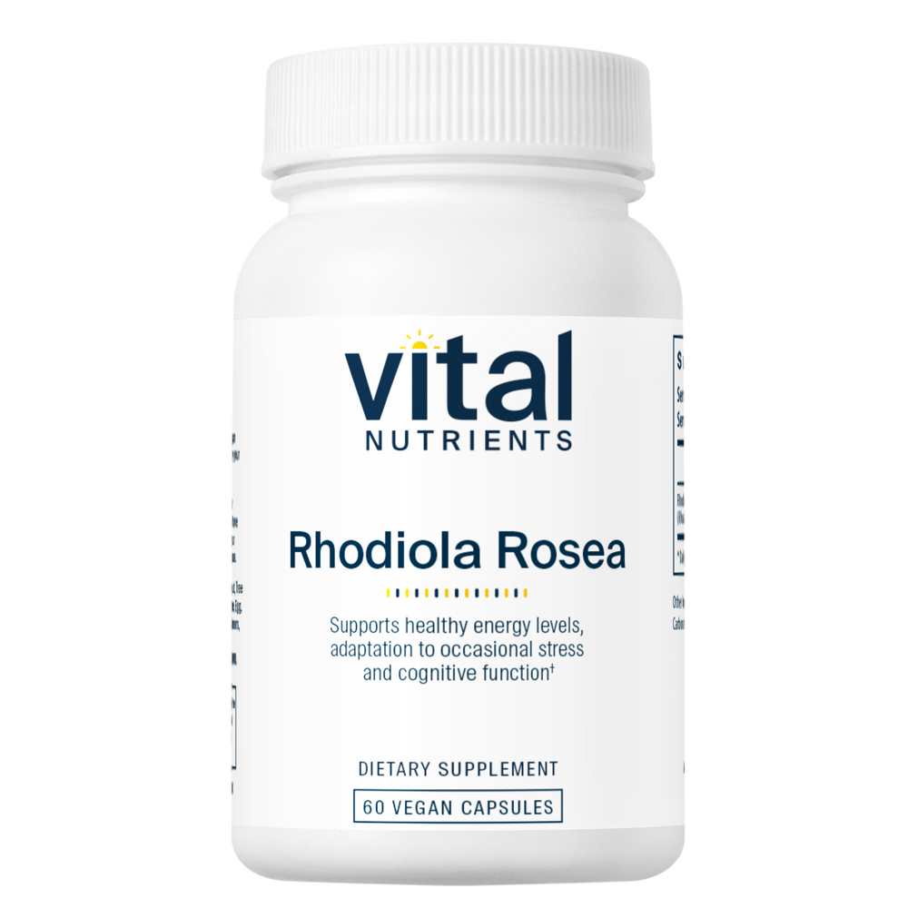 Vital Nutrients Rhodiola rosea 3% Standardized Extract 60 caps
