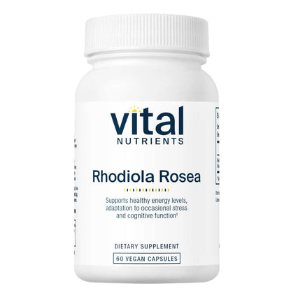 Vital Nutrients Rhodiola rosea 3% Standardized Extract 60 caps