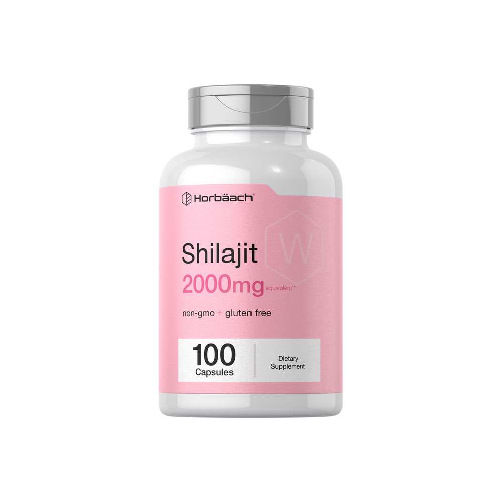 Horbäach Shilajit 2000mg | 100 Capsules