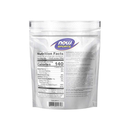 Now Sports Plant Protein, Organic Creamy Vanilla Powder 544g