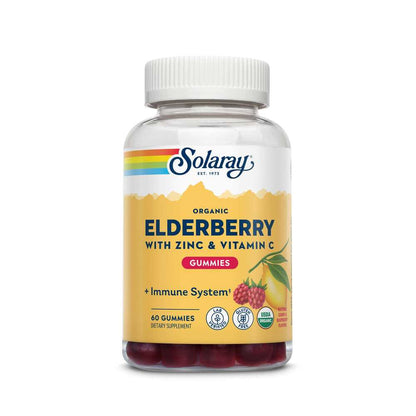 Solaray Organic Elderberry 60 Gummies