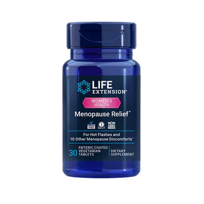 Life Extension Menopause Relief 30 Enteric-Coated Vegetarian Tablets