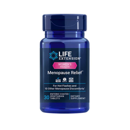 Life Extension Menopause Relief 30 Enteric-Coated Vegetarian Tablets