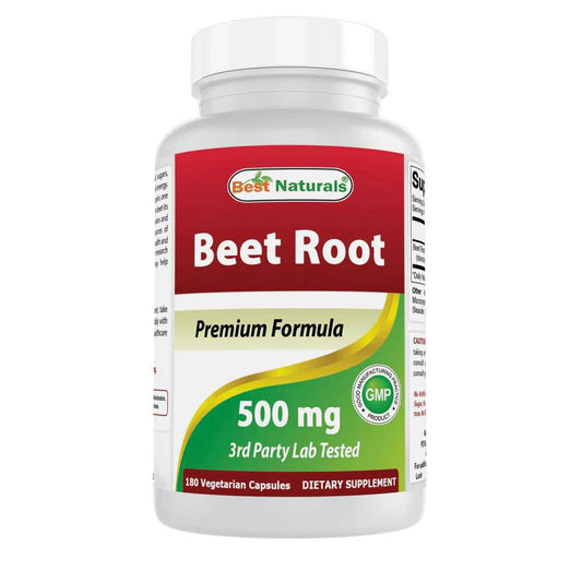 Best Naturals Beet Root 500 mg 180 Capsules
