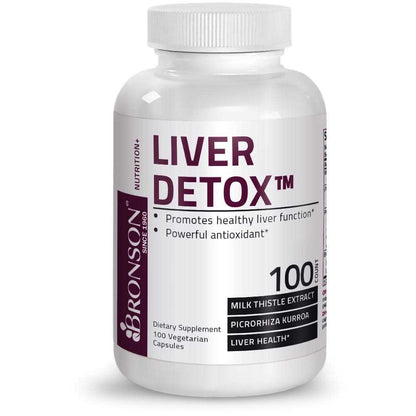 Bronson Vitamins Liver Detox™ Formula 100 Caps
