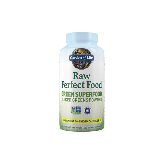Garden of Life Raw Perfect Food Green Superfood 240 Capsules