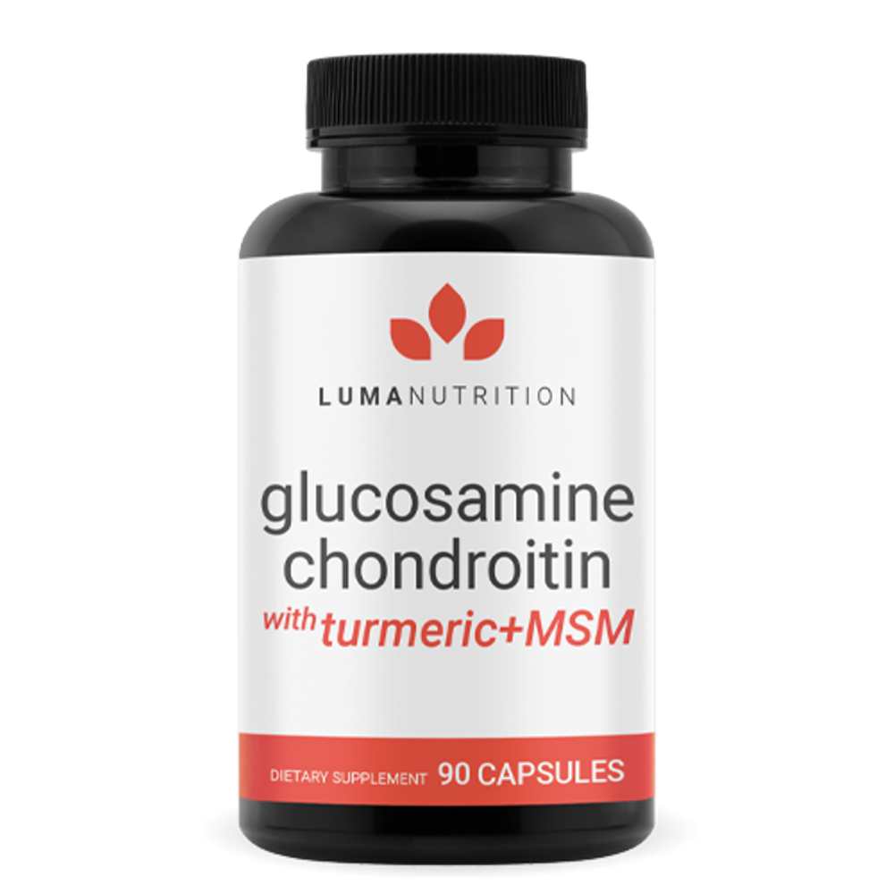 Glucosamine Chondroitin Turmeric Msm Dietary Supplement – 90 Caps by Luma Nutrition