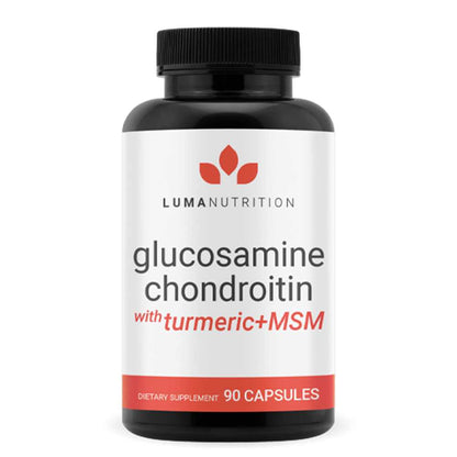 Glucosamine Chondroitin Turmeric Msm Dietary Supplement – 90 Caps by Luma Nutrition