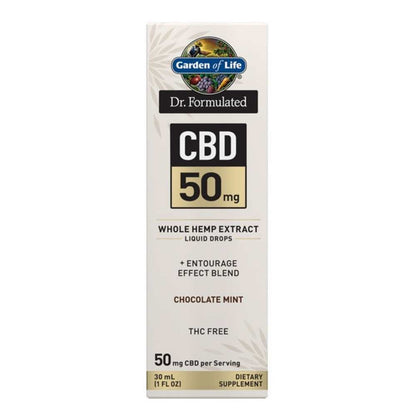 Garden of Life Dr. Formulated Cbd 50mg Liquid Drops 30ml